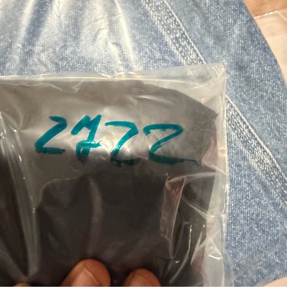 A New Day Pants Womens Medium Black Twill Jogger Elastic Waist Cuffed Casual - Picture 8 of 8